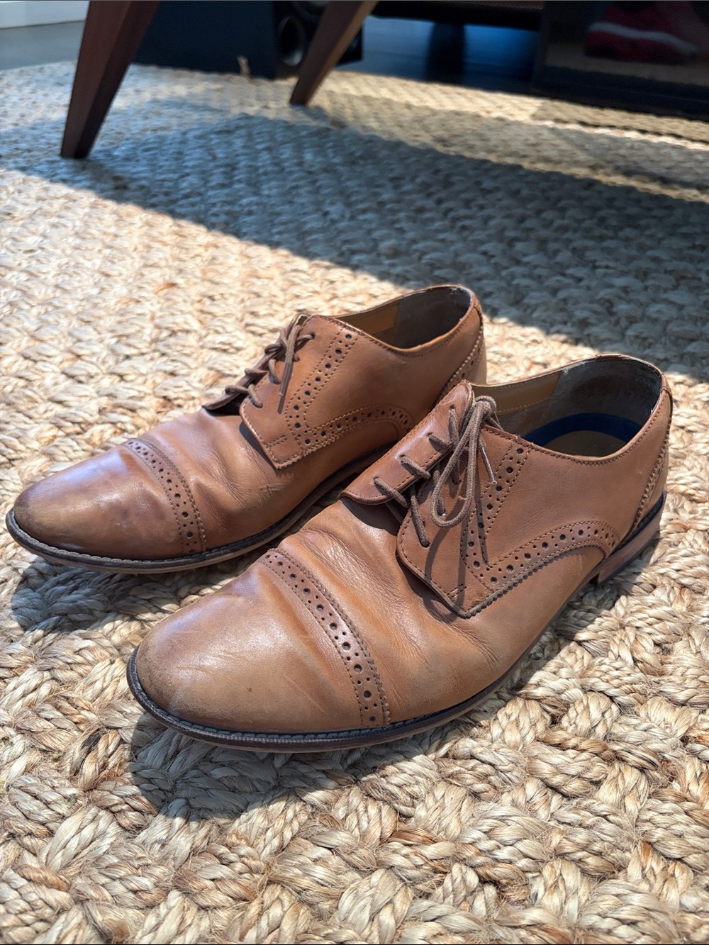 Florsheim Marino Cap Toe Oxford — Saddle Tan